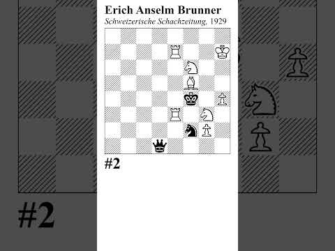 562) Can you solve this Mate In 2 chess problem? Comment your solution! #chessproblems #chesspuzzle