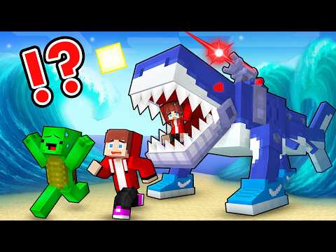 JJ and Mikey vs TRALALERO TRALALA - Maizen Minecraft Animation