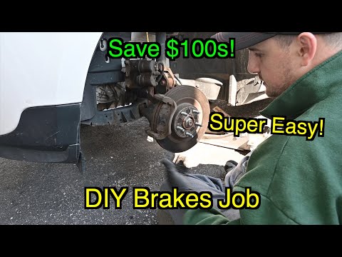 Ford Edge Front Brakes and Rotors Replacement & Change // How To // DIY Do It Yourself