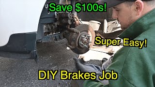 Ford Edge Front Brakes and Rotors Replacement & Change // How To // DIY Do It Yourself