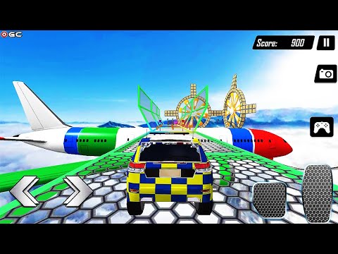 Extreme Police Car Racing  Ramp Car Stunt - Impossible Mega Ramp Car Driver - Android GamePlay #2