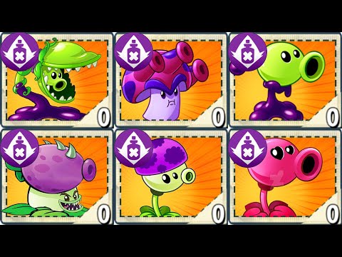 PvZ 2 Mod All POISON Plants LEVEL 1000 Power-Up!