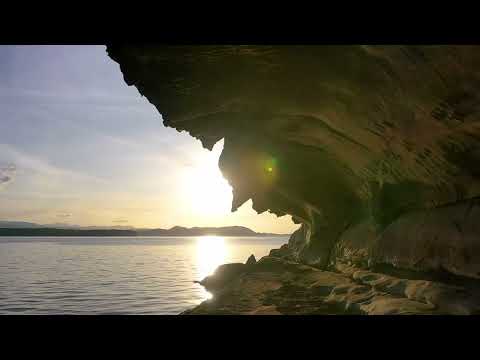 4K Aerial Drone footage of Gabriola Island, Entrance Island, BC Ferries