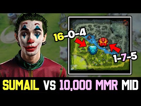 SumaiL back in Mid lane to face 10,000+ MMR CCnC in mid - Still the KING! DOTA 2