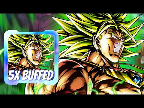WHAT IS THIS DAMAGE!!! 5x ZENKAI BUFFED ULTRA DBZ BROLY DESTROYS EVERYONE IN SECONDS! (DB Legends)