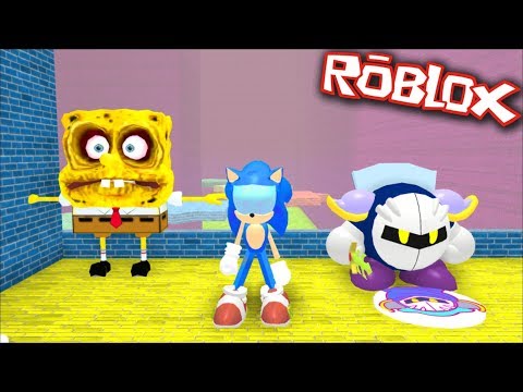 Being Sonic In A Spongebob Obby For The Day Roblox Obby Rb Naveed - 