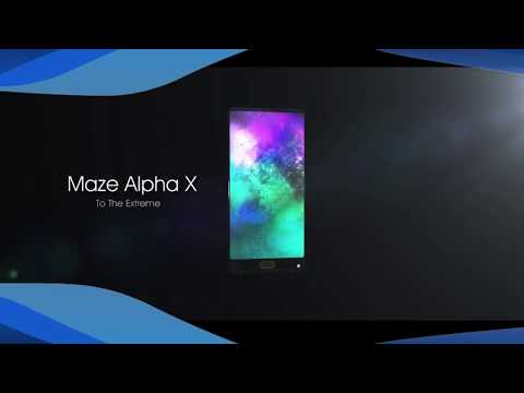 New Smartphone MAZE Alpha X 4G Phablet  -  BLACK Best Price online