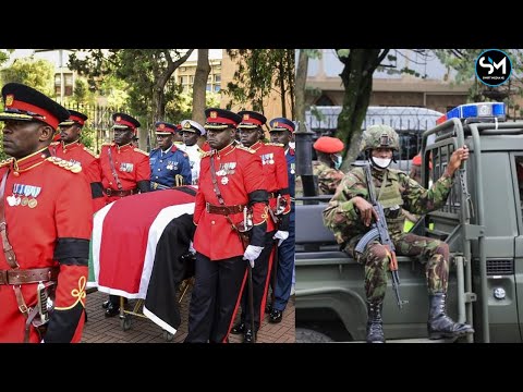 KDF Takes Over MWAI KIBAKI'S SECURITY AT LEE FUNER@L HOME