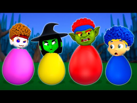 Huevos Sorpresa Monstruos | D Billions Canciones Infantiles