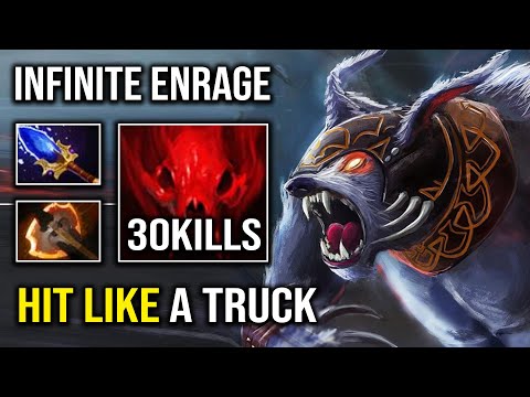 INSANE Fury Swift Brutal Hit Like a Truck 1st Item BF Craziest 1v5 Late Game Ursa Dota 2