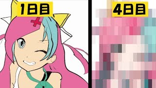 イラスト初心者が毎日同じ絵を模写したらどこまで上手くなるのか検証してみた！