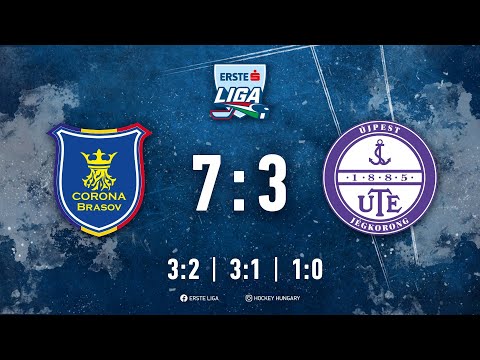 Gólösszefoglaló EL 85 - Corona Brasov - UTE 7-3 20221126