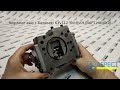 Відео огляд Регулятор гідравлічного насоса Kawasaki K3V112 YN10V01006F1 Handok