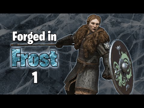 FORGING your own ARMOUR and fighting with ONLY THROWING AXES | Forged in Frost 1