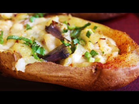 Papa Rellena a la Parrilla! EXPLOTA de saborrr! Receta de Locos X el Asado