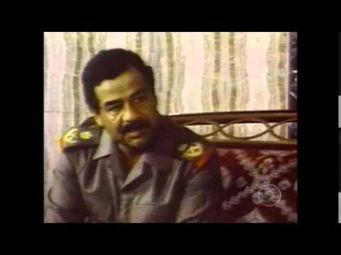 Entrevista do ex-ditador do Iraque Saddam Hussein para a Rede Globo (1981)