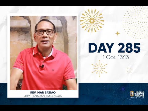 Day 285 of #JRMFamilyAltar