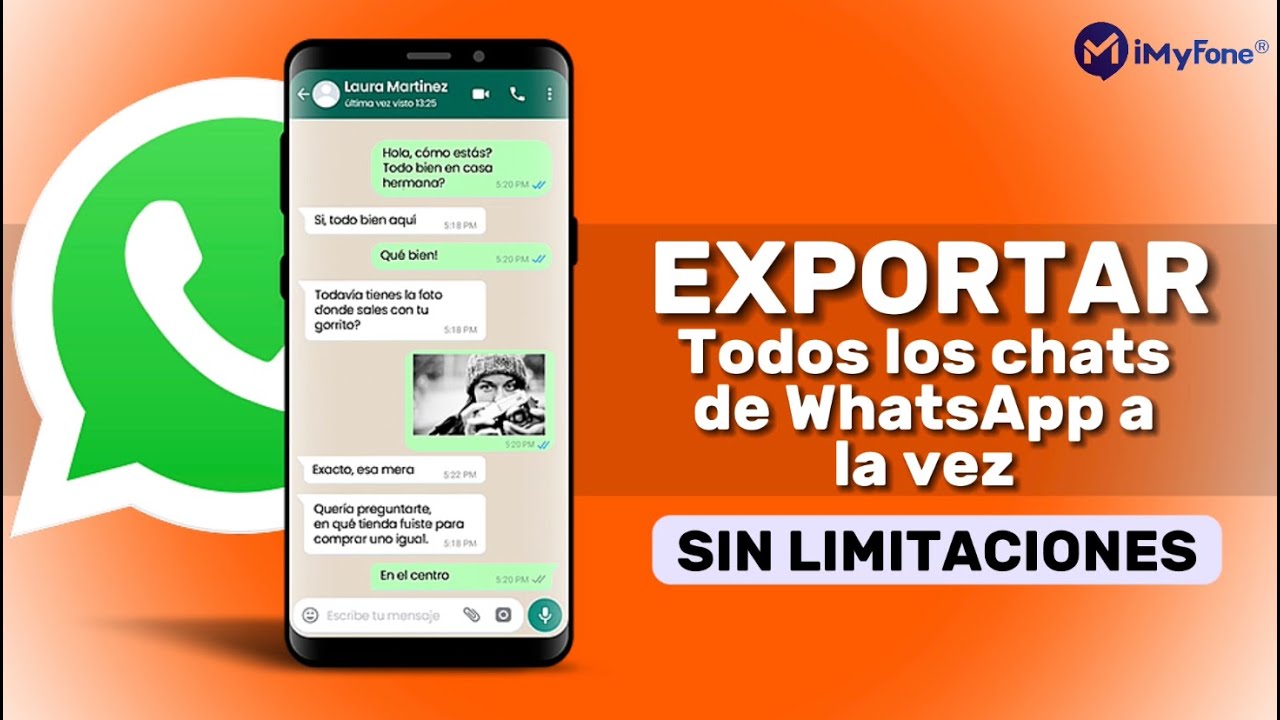 Exportar las conversaciones de WhatsApp a la vez