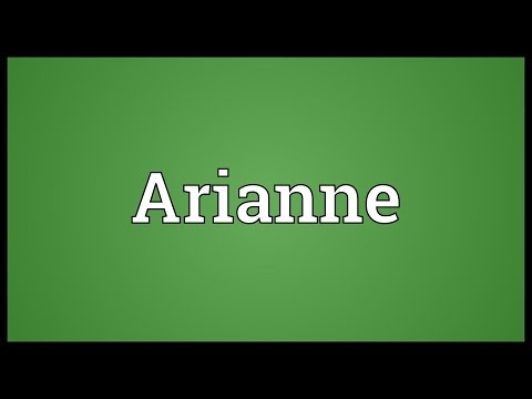 Arianne Meaning