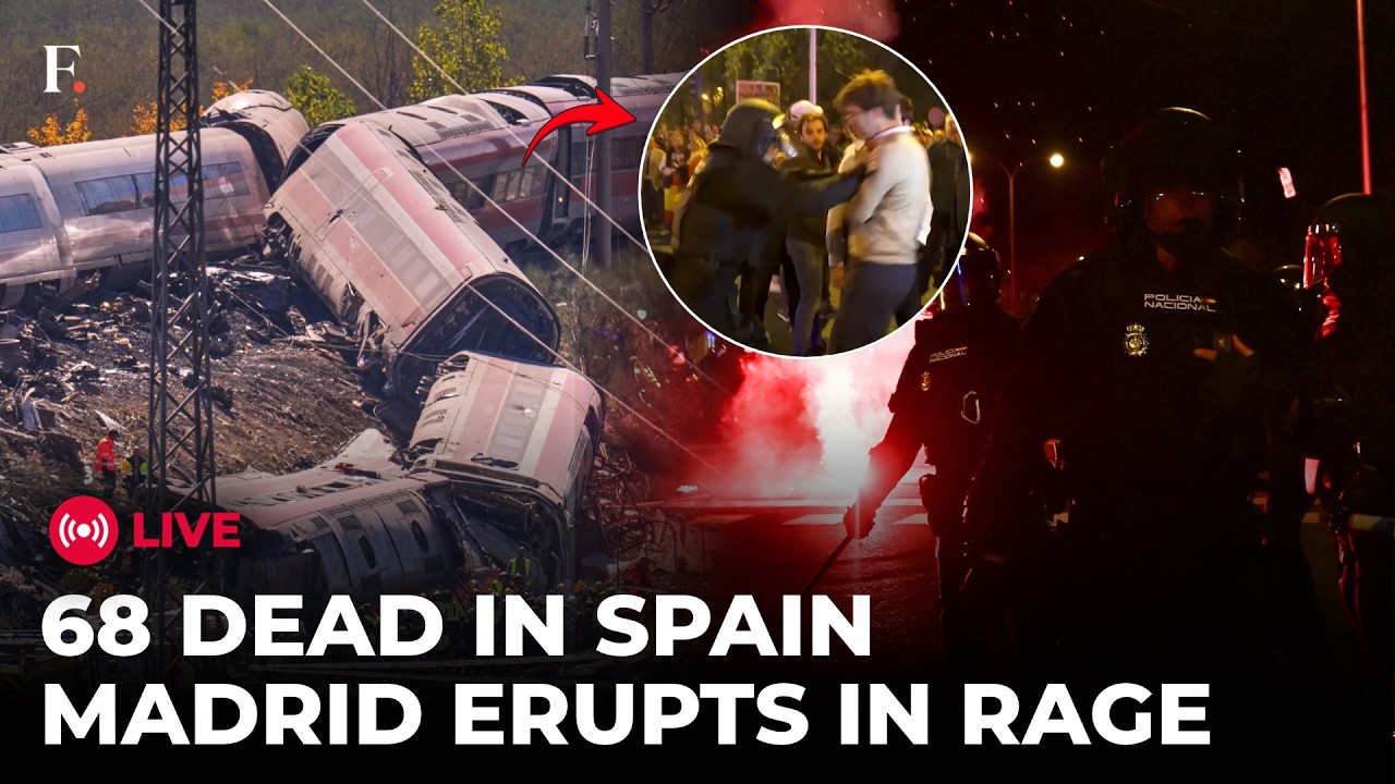 LIVE: Spain Boils Over After Deadly Train Crash | Protesters Clash With Police, Demand Resignation