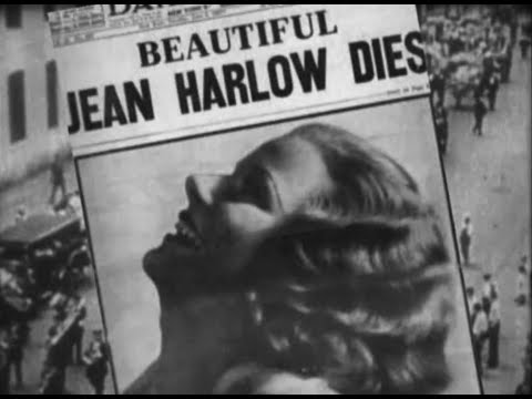 RARE Jean Harlow's funeral footage + pictures