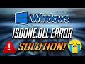 ISDone.dll Error Fix Windows 10/8 /7 | Fix ISDone.dll Error While Installing Games ISDone.dll Error Fix Windows 10/8 /7 | Fix ISDone.dll Error While Installing Games