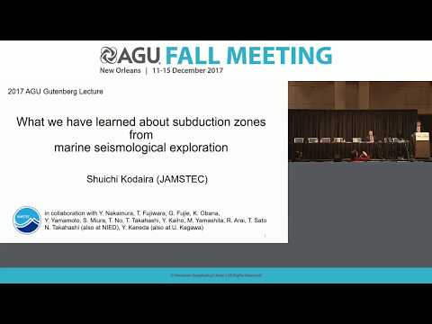 2017 Fall Meeting - S24A: Gutenberg Lecture