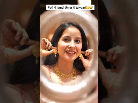 Karwachauth ki taiyaari🤣😂 #karwachauth #niketimsy #karwachauthspecial