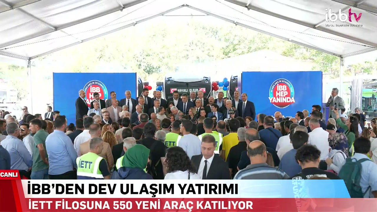 İETT’YE YENİ 550 OTOBÜS