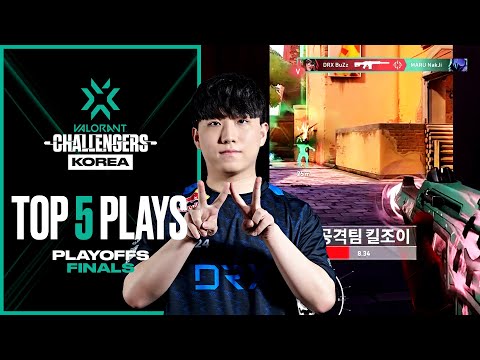 DRX BuZz | Top 5 Plays of Challengers KR - Grand Finals