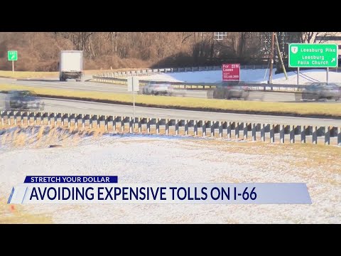 Avoiding expensive tolls on I-66