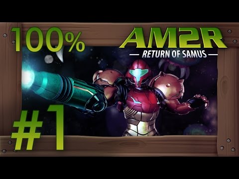AM2R: Another Metroid 2 Remake 100% Walkthrough Part 1 | The Golden Temple & Boss Ancient Guardian