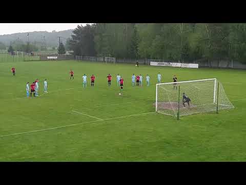 David Janžek za vodstvo 1:0 NK NAŠK - NK Šokadija