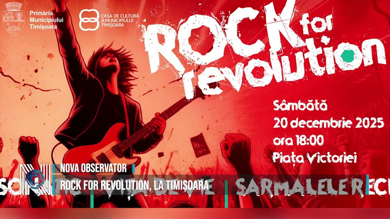 Rock for Revolution, la Timișoara