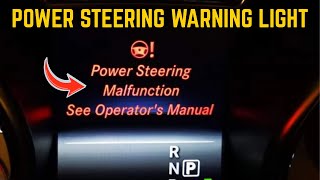 Power Steering Warning Light Explained — Easy Fix Guide ||