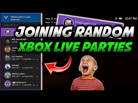 KID HAS AN ORGASM IN A XBOX LIVE PARTY JOINING RANDOM SUBSCRIBERS PARTIES FUNNY REACTIONS NBA 2K17