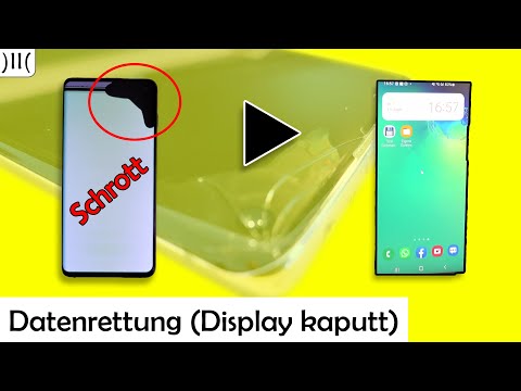Broken display; recover data.