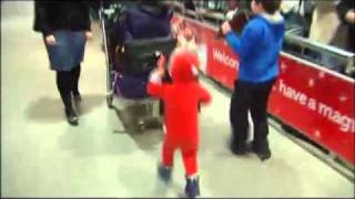 tv3 news little boy airport Video