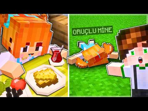MİNE ORUÇ TUTTU ve BAYILDI! 😱 Minecraft