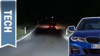 Laserlicht & adaptive LED-Scheinwerfer mit Selective Beam im 3er BMW (G20) im Test/Nachtfahrt