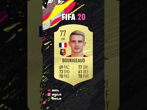 L'évolution FIFA de Benjamin Bourigeaud !