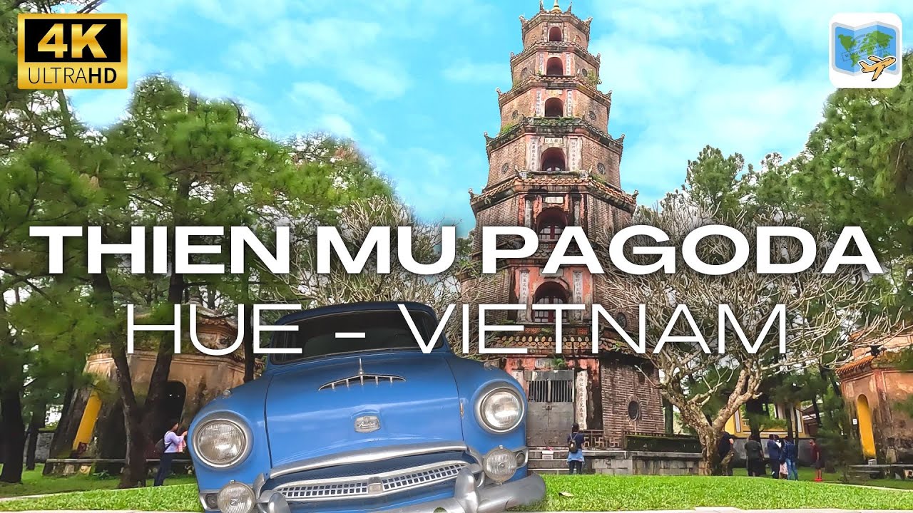 Embark on a walking tour through Thien Mu Pagoda.