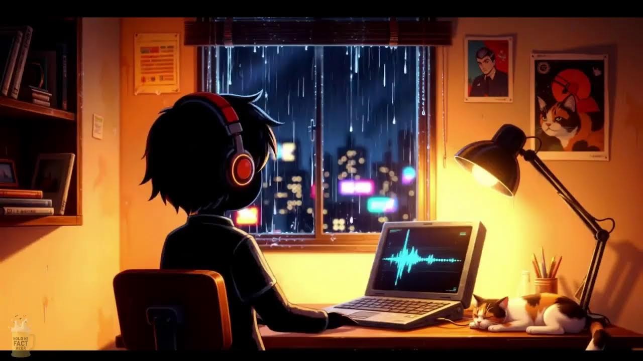 🌧️ Lofi Chill Beats to Relax, Study & Sleep | Rainy Night Vibes 🎧