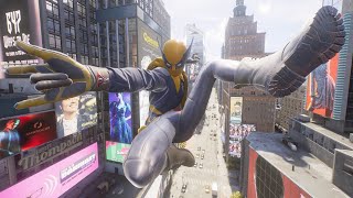 Spider-Man 2 (PS5) X-Men Wolverine Suit Free Roam & Combat Gameplay