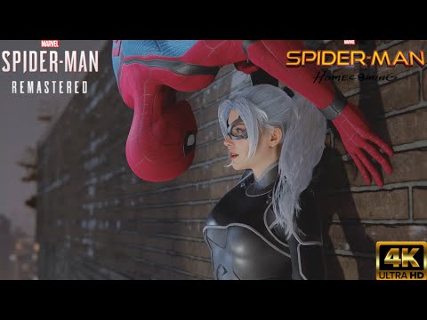 Spider-Man Chases Black Cat with Stark Suit - Marvels Spider-Man PS5