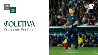 🎙️ COLETIVA |  Flamengo 3x0 Coritiba | Entrevista com o técnico Fernando Seabra.