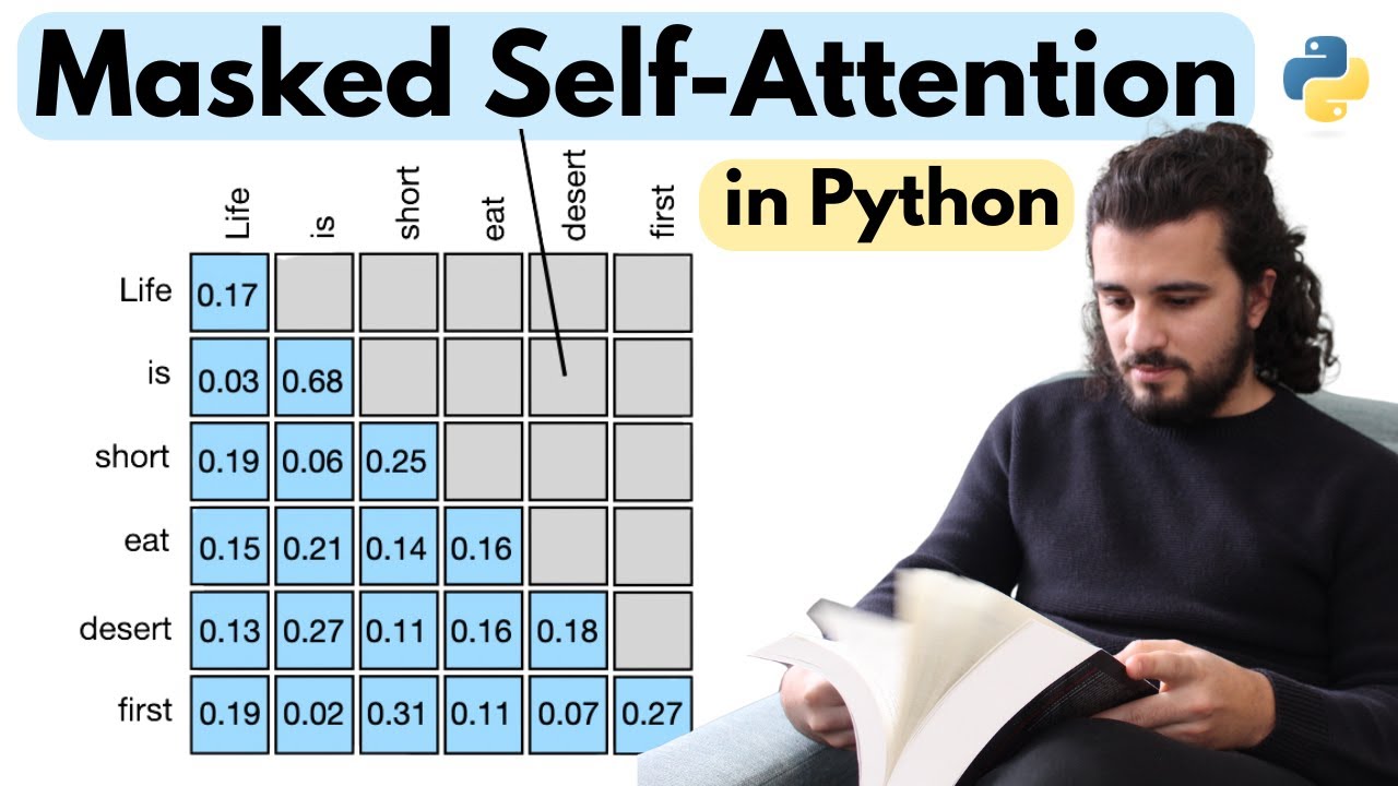 Coding Masked Self-Attention from Scratch in Python | Deep Learning Study Session