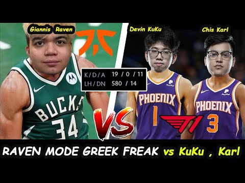 Fnatic Raven Anti Mage MODE GREEK FREAK vs T1 Core Karl KuKu Dota 2 pro Gameplay