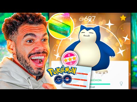 SNORLAX SHINY 100% NO LEVEL 51 & O LUCKY MAIS FORTE QUE JÁ VI - POKEMON GO | Cris |