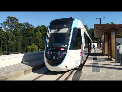 [Cab View !] Tramway T13 Express Saint-Cyr - Saint-Germain-en-Laye Citadis Dualis